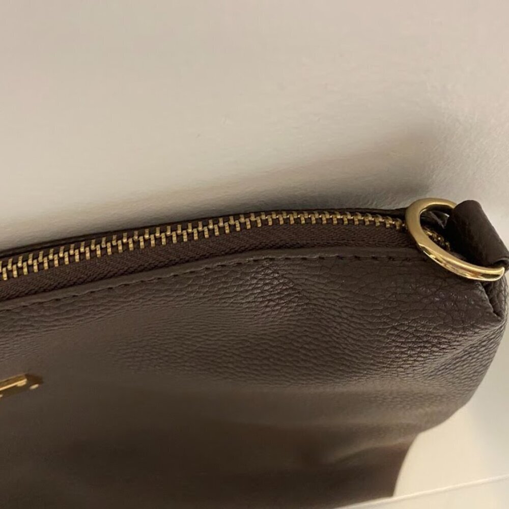 BCBG Paris Dark Brown Women's Clutch Crossbody Bag Medium - Picture 6 of 10